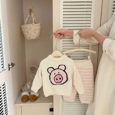 アイボリー 上下セット