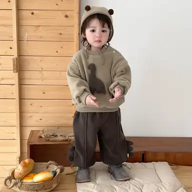 ブラウン 上下セット