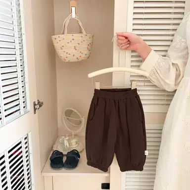 ブラウン パンツ