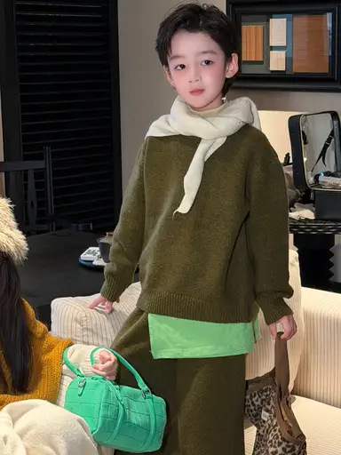 グリーン 上下セット