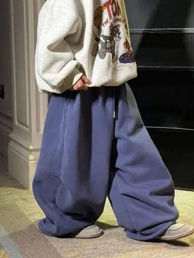 ブルー パンツ