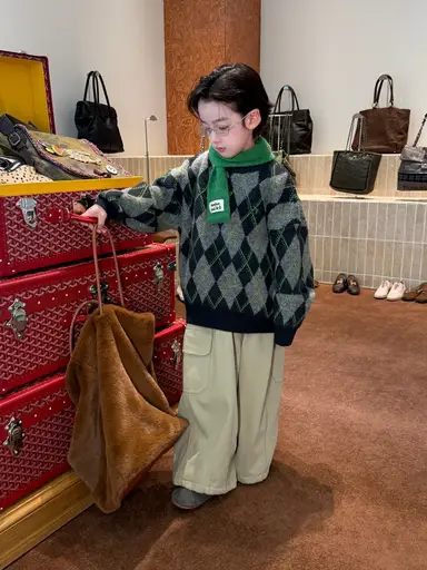 グレー トップス