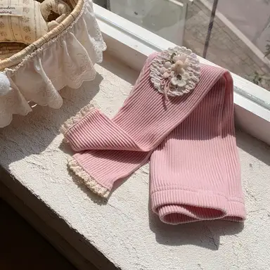 ピンク レギンス
