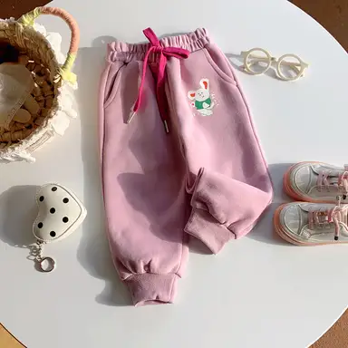 パープル パンツ