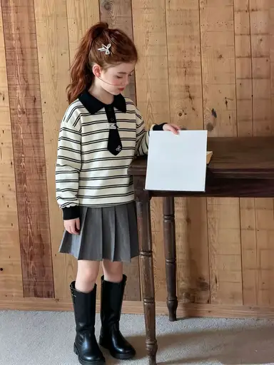 グレー スカート