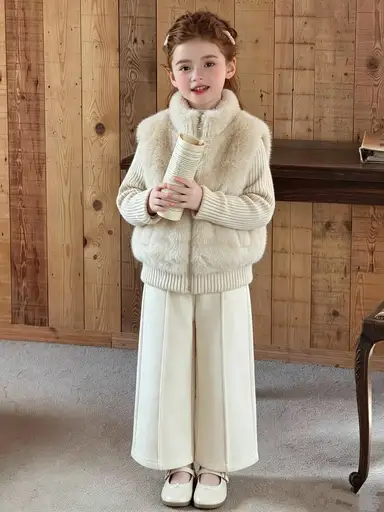 アイボリー パンツ