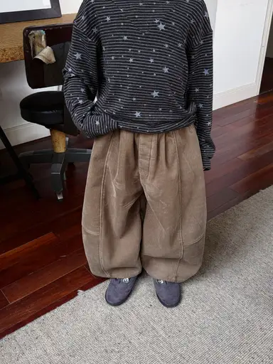 ブラウン パンツ