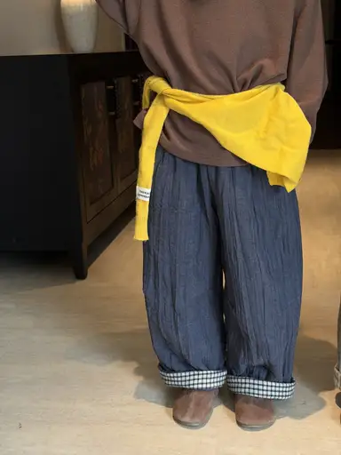 ネイビー パンツ
