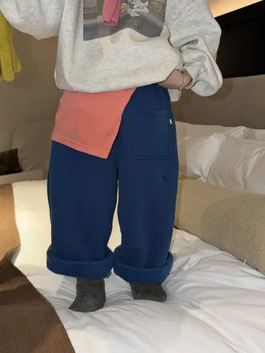 ブルー パンツ