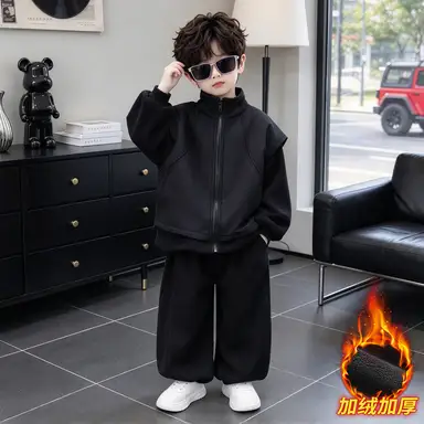ブラック 上下セット