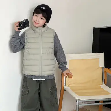 グレー ベスト