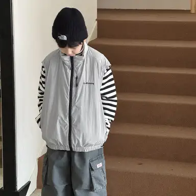 ライトグレー ベスト