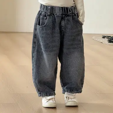 ブラック デニム パンツ