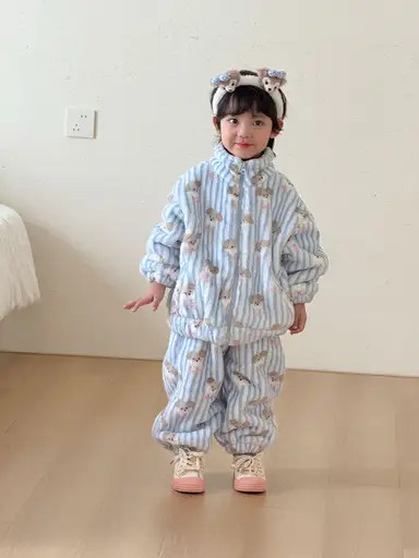 ブルー 上下セット