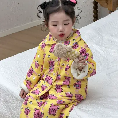 イエロー 上下セット