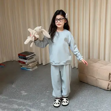ブルー 上下セット