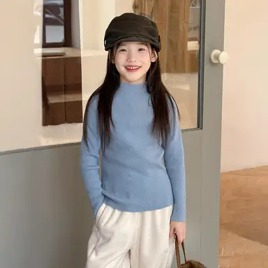 ダークブルー トップス