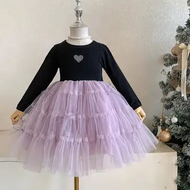 パープル ワンピース