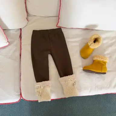 ブラウン レギンス