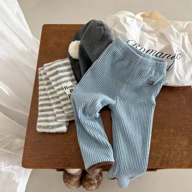 ブルー パンツ