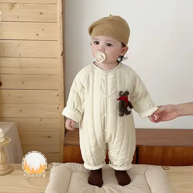 アイボリー カバーオール