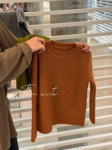 オレンジ トップス