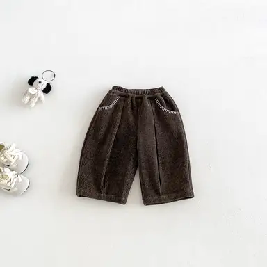 ブラウン パンツ